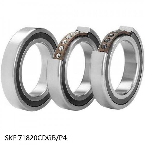 71820CDGB/P4 SKF Super Precision,Super Precision Bearings,Super Precision Angular Contact,71800 Series,15 Degree Contact Angle
