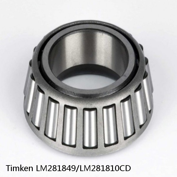 LM281849/LM281810CD Timken Tapered Roller Bearings #1 small image