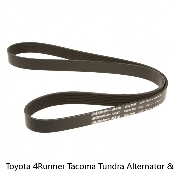 Toyota 4Runner Tacoma Tundra Alternator & Fan Drive Multi-Rib Serpentine Belt #1 image