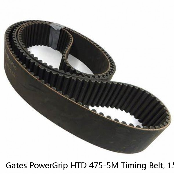 Gates PowerGrip HTD 475-5M Timing Belt, 15 mm wide, NEW #1 image