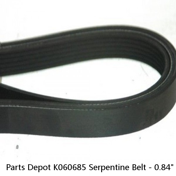 Parts Depot K060685 Serpentine Belt - 0.84" X 69.00" - 6 Ribs #1 image