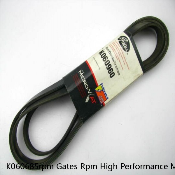 K060685rpm Gates Rpm High Performance Micro V Serpentine Drive Belt #1 image