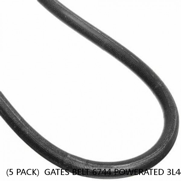 (5 PACK)  GATES BELT 6744 POWERATED 3L440K 3/8 X 44"  REPLACEMENT FLAT- V  #1 image