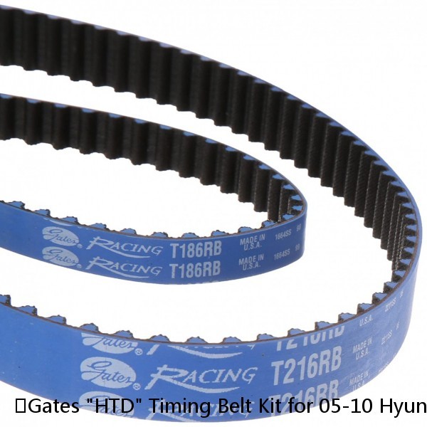 ⭐Gates "HTD" Timing Belt Kit for 05-10 Hyundai Elantra Tiburon Tucson Soul 2.0L⭐ #1 image