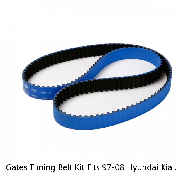 Gates Timing Belt Kit Fits 97-08 Hyundai Kia 2.0L DOHC "G4GF" 24312-23202 #1 image